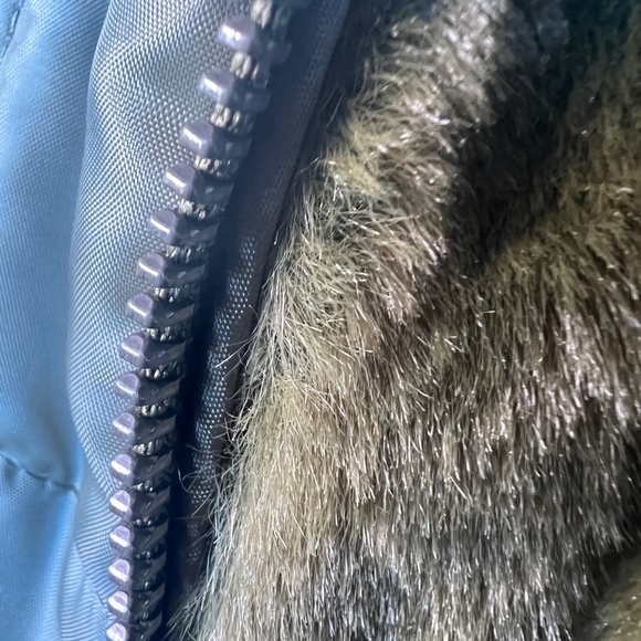 Be Proud By Bp. Gender Neutral Faux Fur Jacket In Olive Green M - Picture 14 of 16